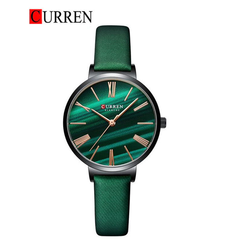 CURREN 9076 Women's Leather Straps Watch