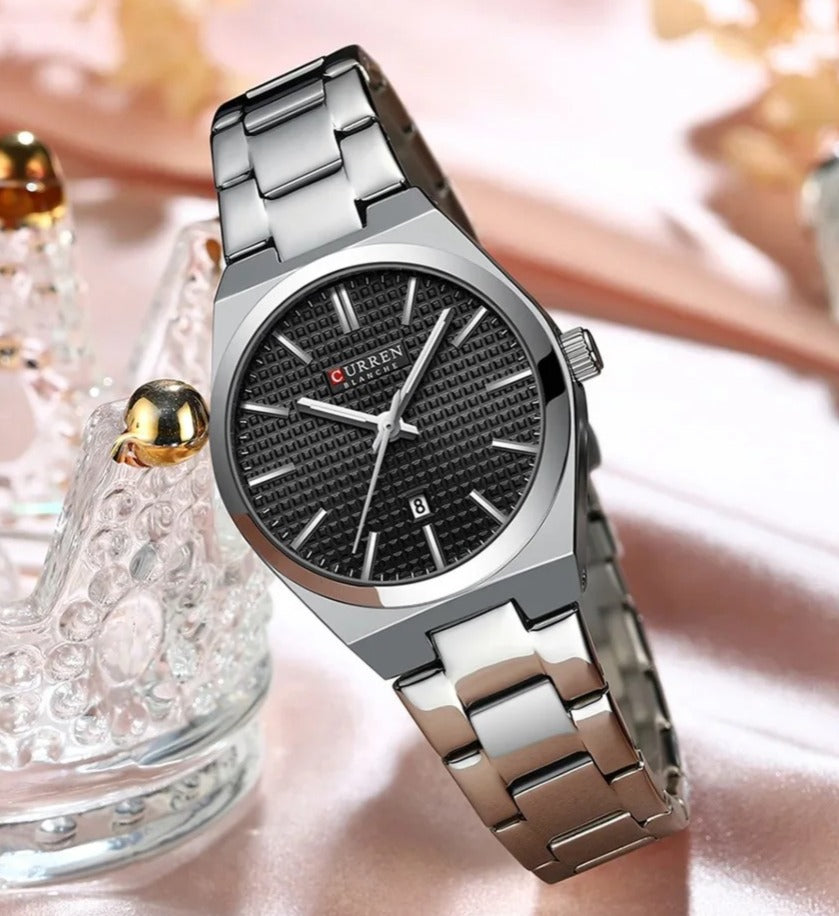 CURREN Couples Stainless Steel Watch