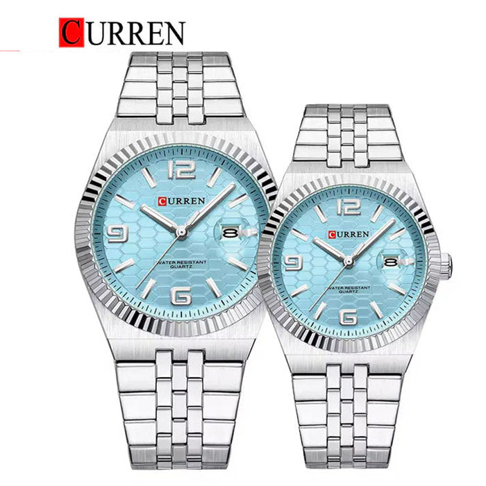 CURREN New Arrival Couples Stainless Steel Watch