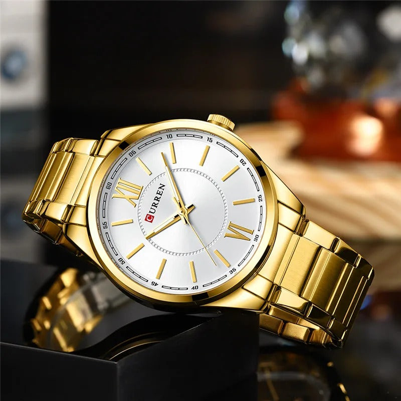 CURREN 8423 Men's Stainless Steel Watch