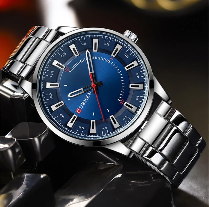 CURREN 8406 Men's Stainless Steel Watch