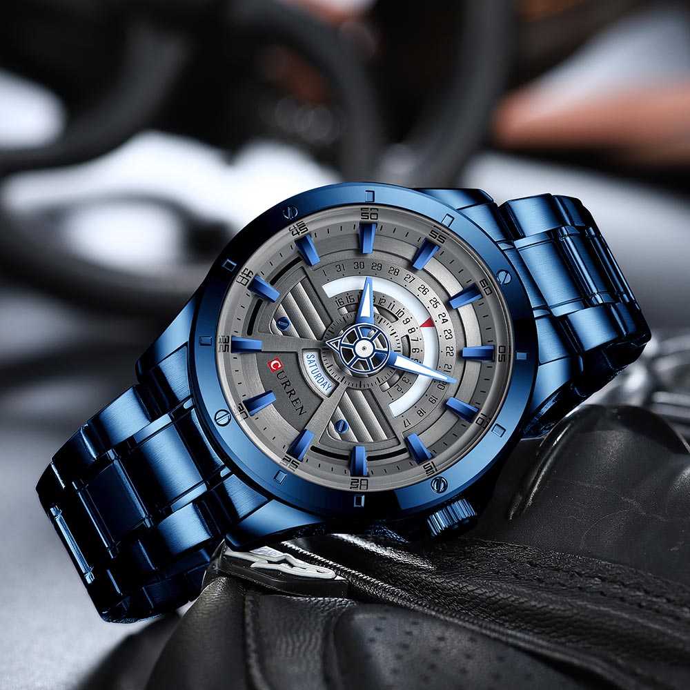 CURREN 8381 Men's Stainless Steel Watch