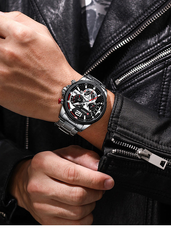 CURREN 8395 Men's Stainless Steel Watch