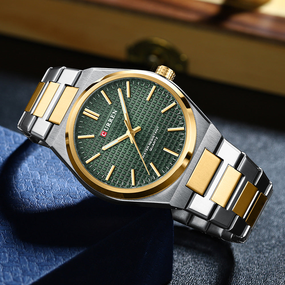 CURREN Couples Stainless Steel Watch