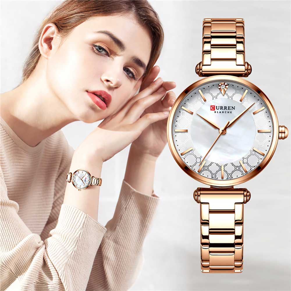 CURREN 9072 Women's Stainless Steel Watch