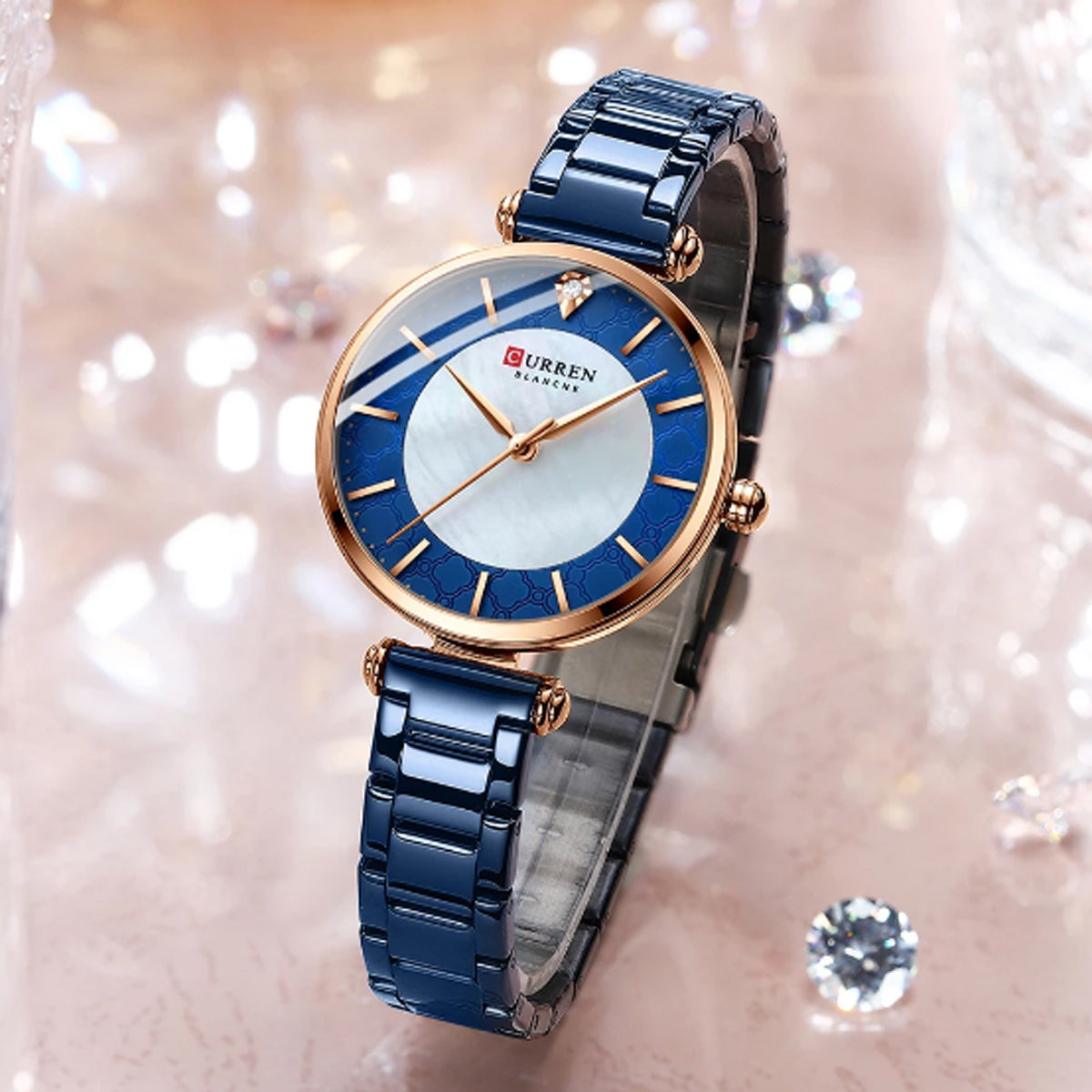 CURREN 9072 Women's Stainless Steel Watch