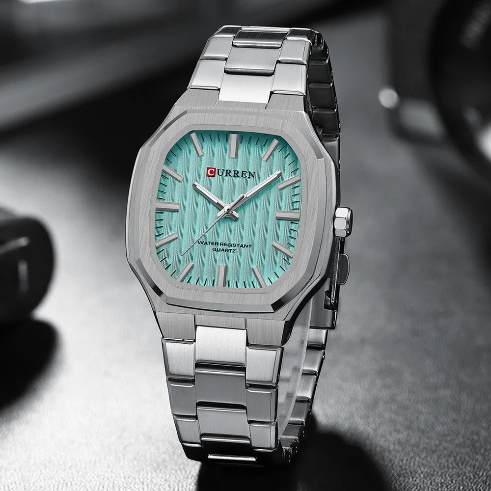CURREN 8458 Men's Stainless Steel Watch