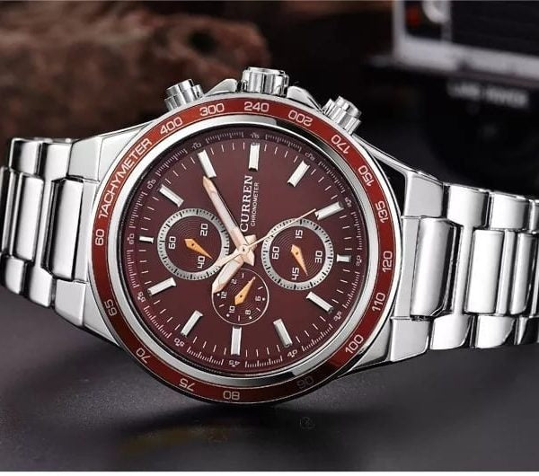 CURREN 8011 Men's Stainless Steel Watch