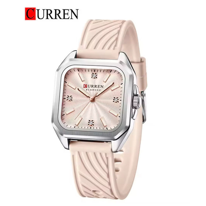 CURREN 9113 Women's Rubber Straps Watch