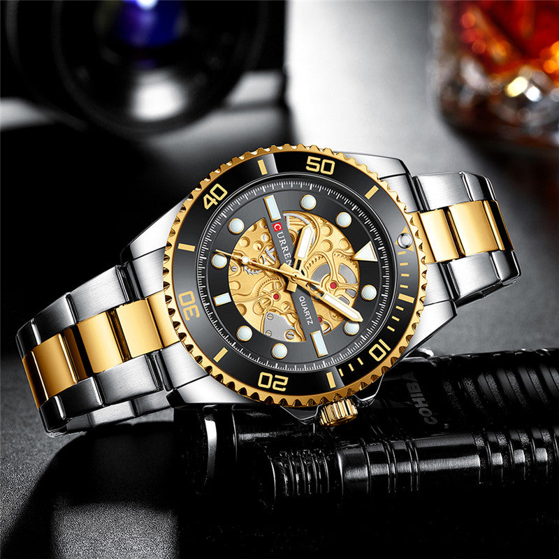 CURREN 8412 Men's Stainless Steel Watch
