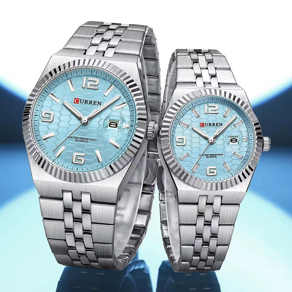 CURREN New Arrival Couples Stainless Steel Watch