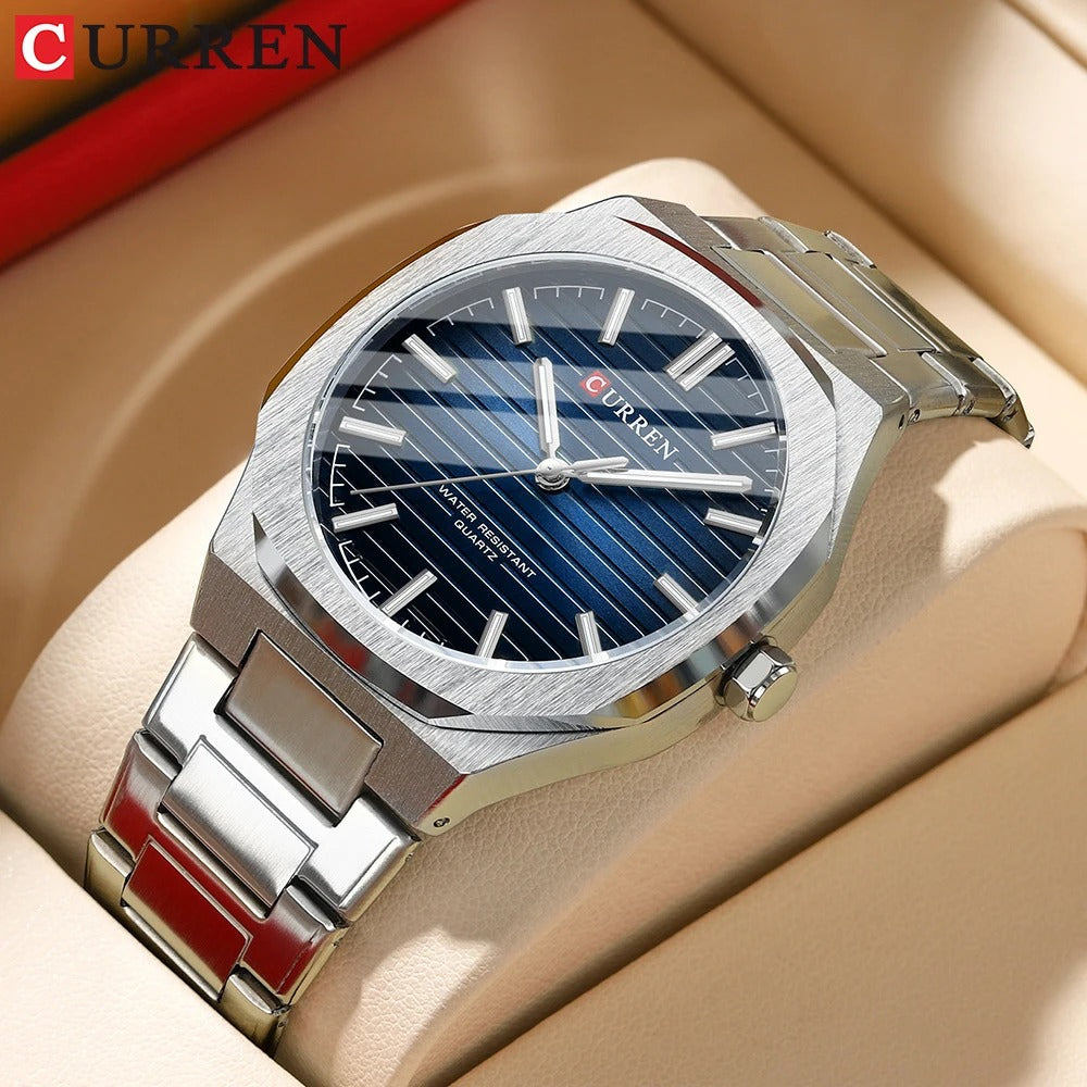CURREN 8456 Men's Stainless Steel Watch