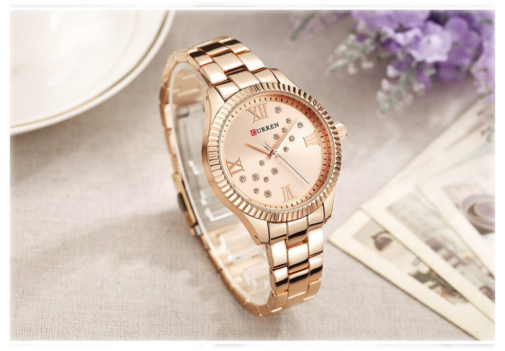 CURREN 9009 Women's Stainless Steel Watch