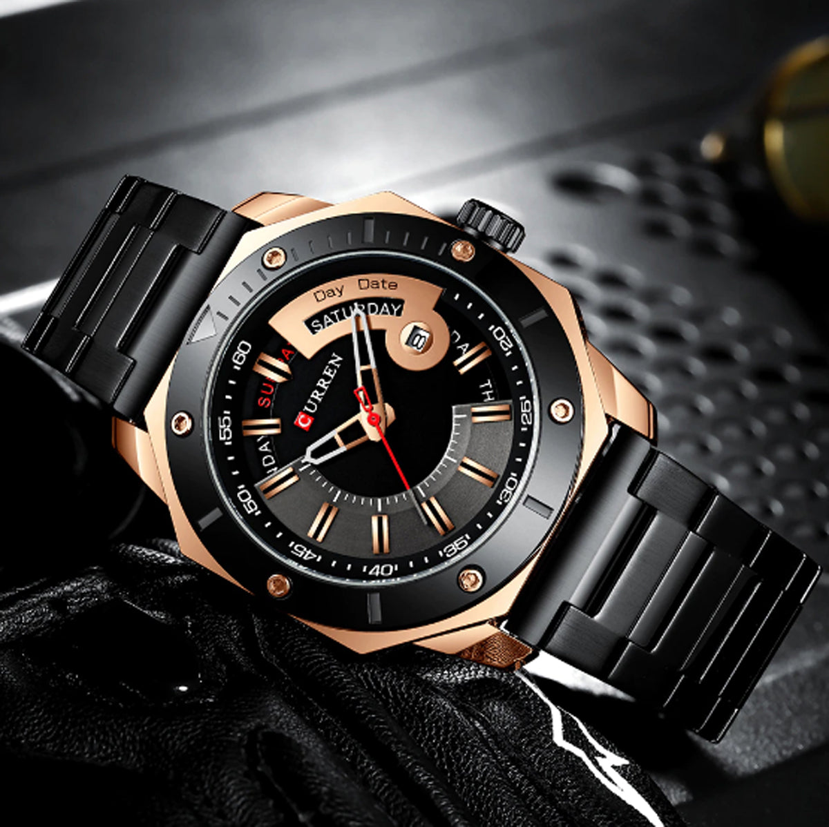 CURREN 8344 Men's Stainless Steel Watch
