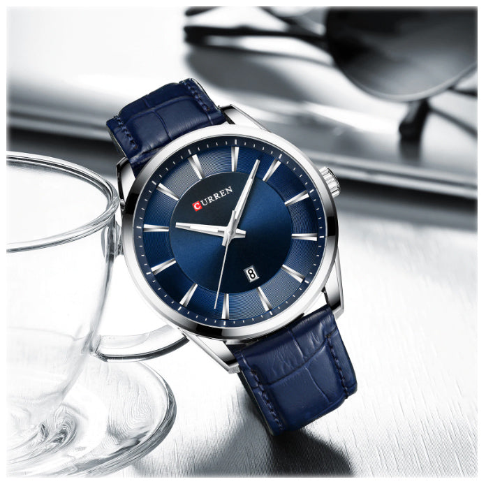 CURREN 8365 Men's Leather Straps Watch
