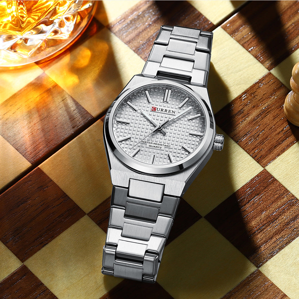 CURREN Couples Stainless Steel Watch