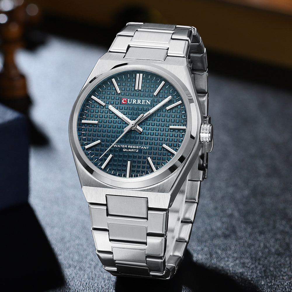 CURREN Couples Stainless Steel Watch