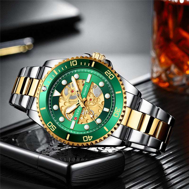 CURREN 8412 Men's Stainless Steel Watch