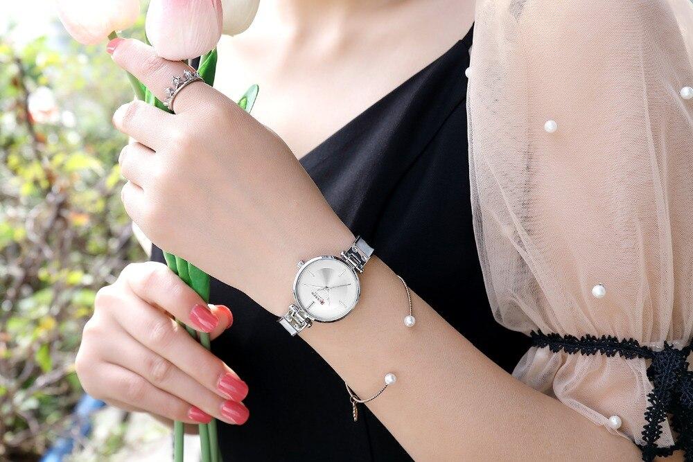CURREN 9058 Women's Stainless Steel Watch