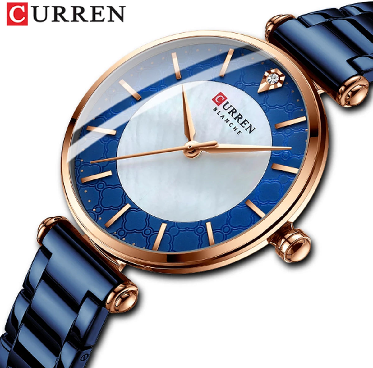 CURREN 9072 Women's Stainless Steel Watch