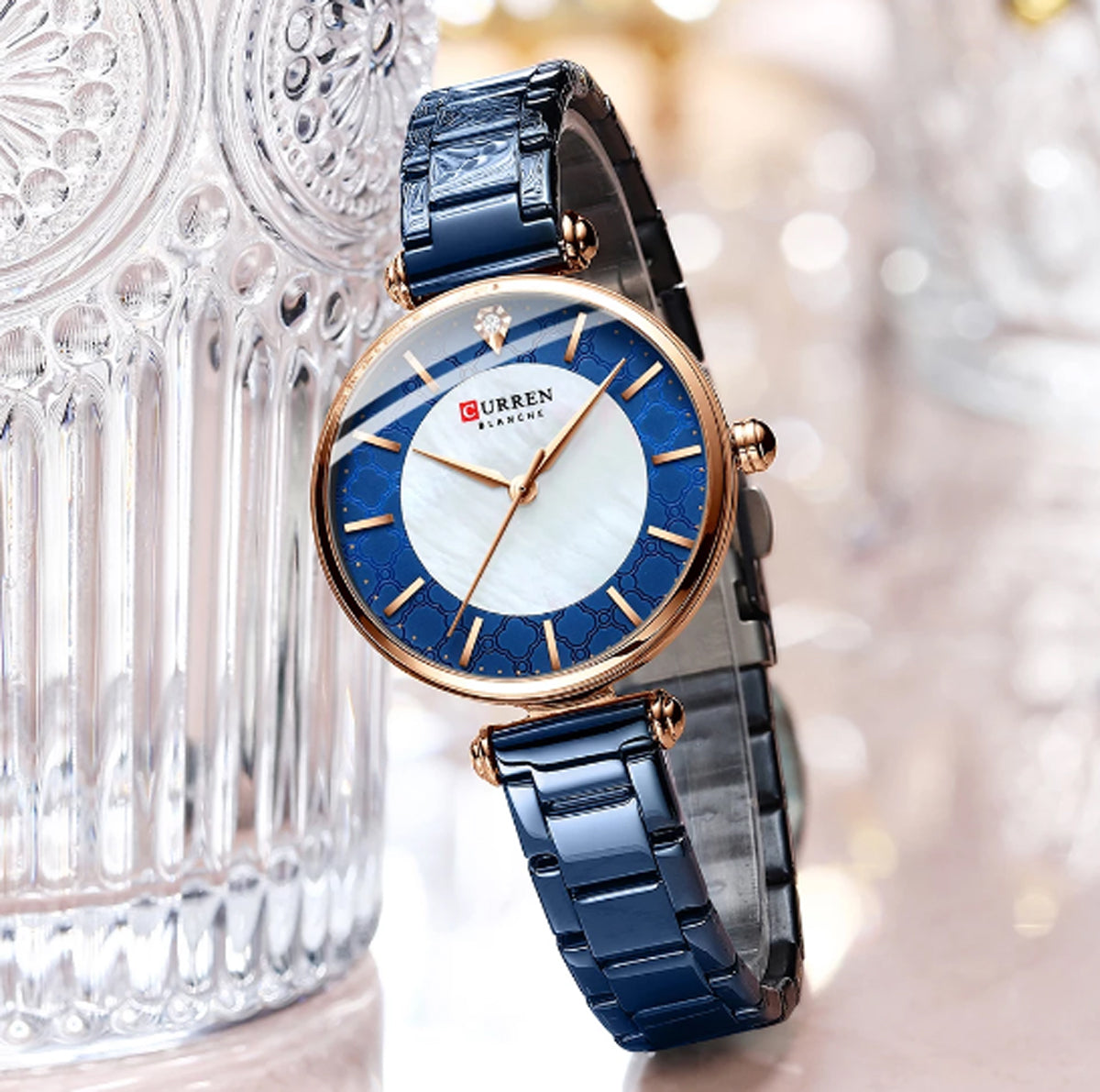 CURREN 9072 Women's Stainless Steel Watch