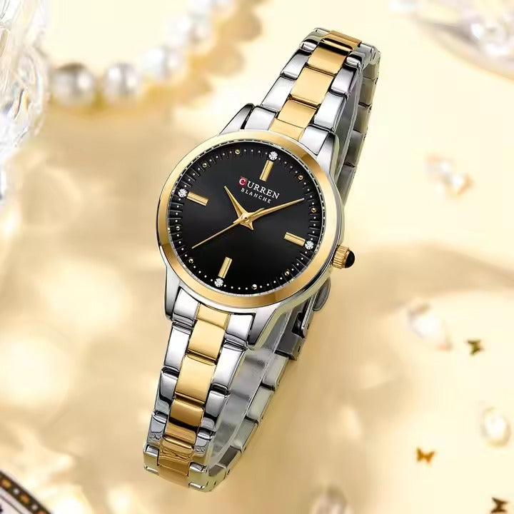 CURREN Couples Stainless Steel Watch