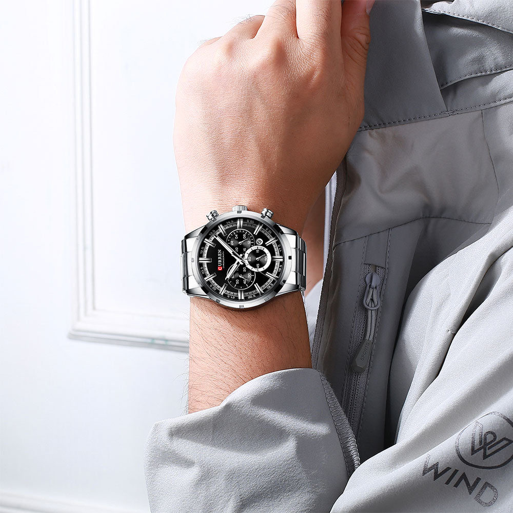 CURREN 8355 Men's Stainless Steel Watch