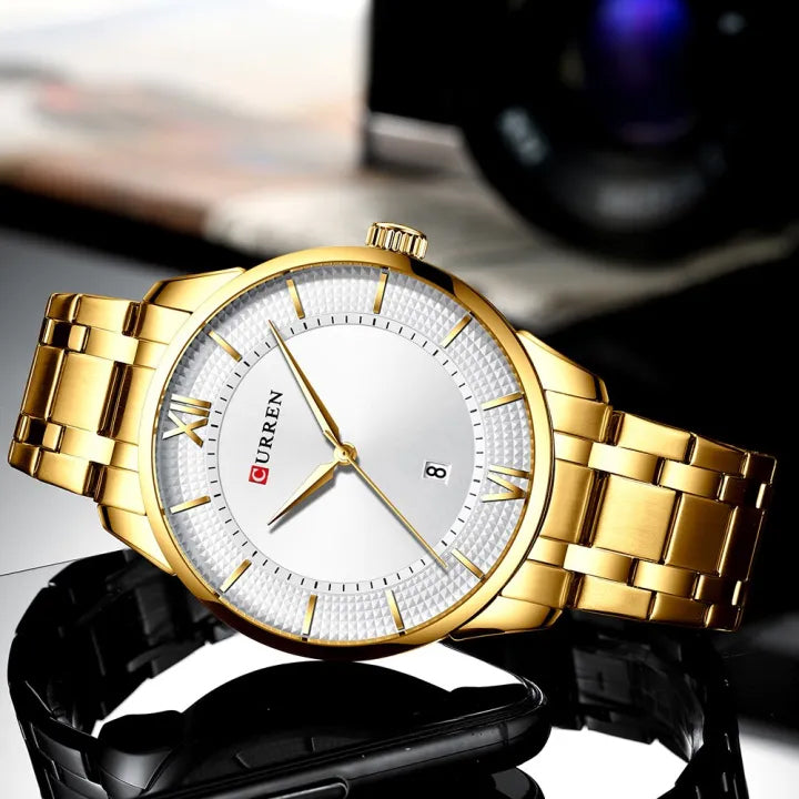 CURREN 8356 Men's Stainless Steel Watch