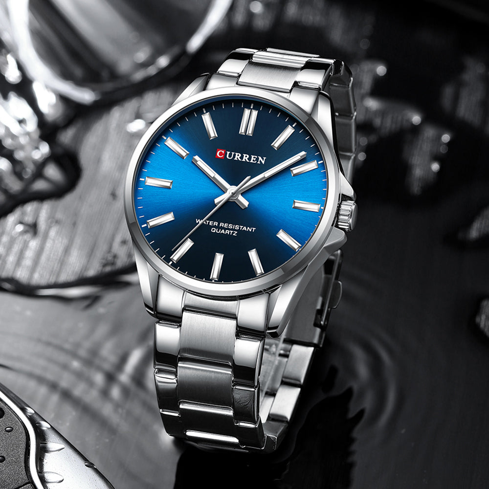 CURREN Couples Stainless Steel Watch