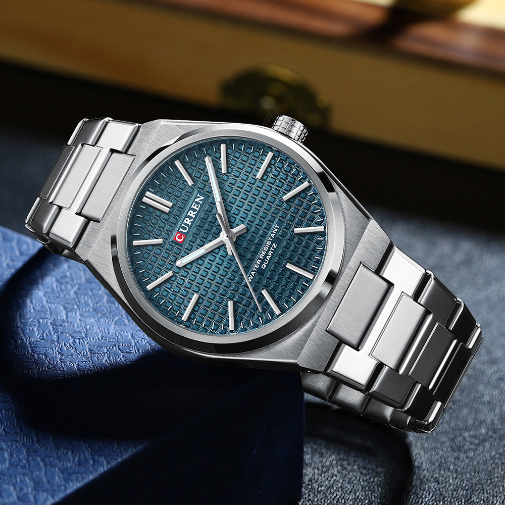 CURREN 8439 Men's Stainless Steel Watch