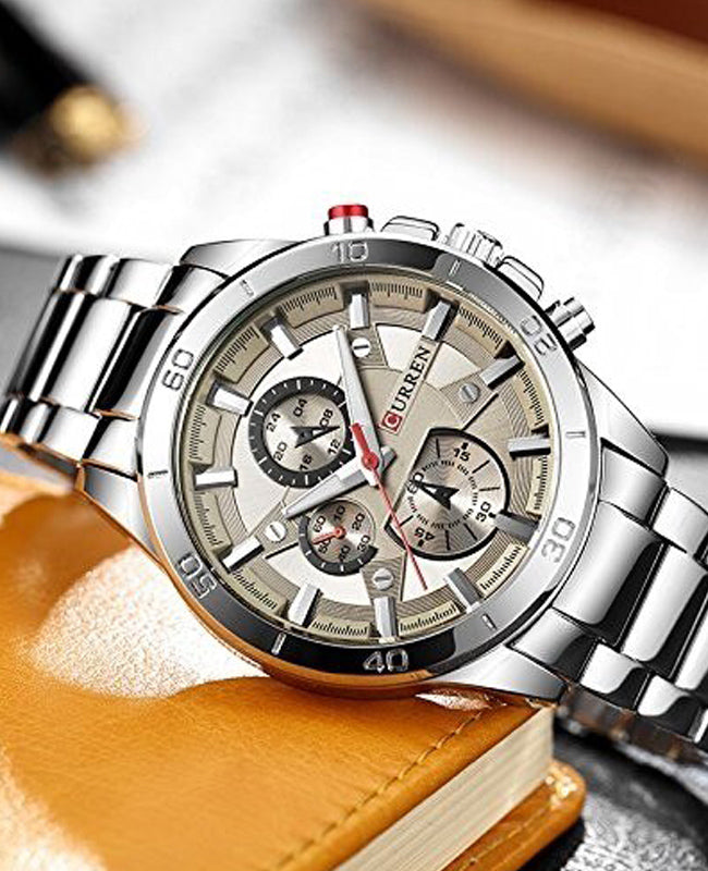 CURREN 8275 Men's Stainless Steel Watch