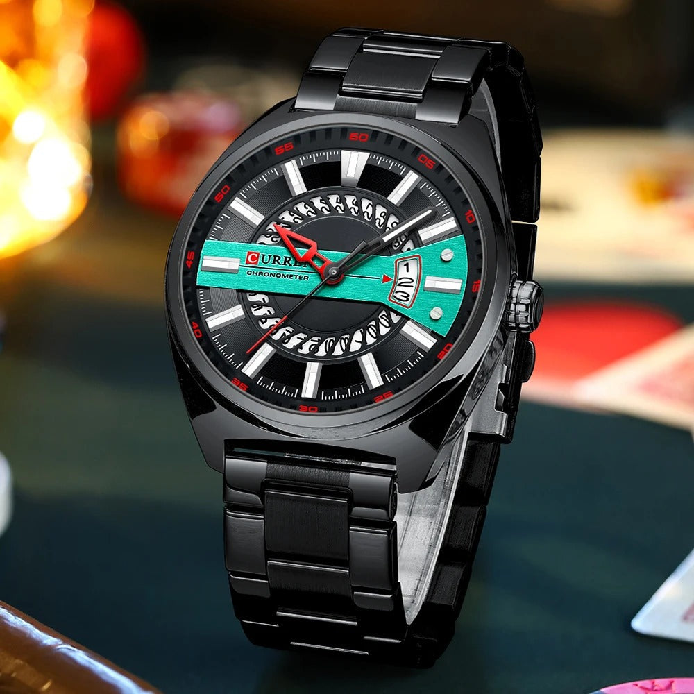 CURREN 8403 Men's Stainless Steel Watch