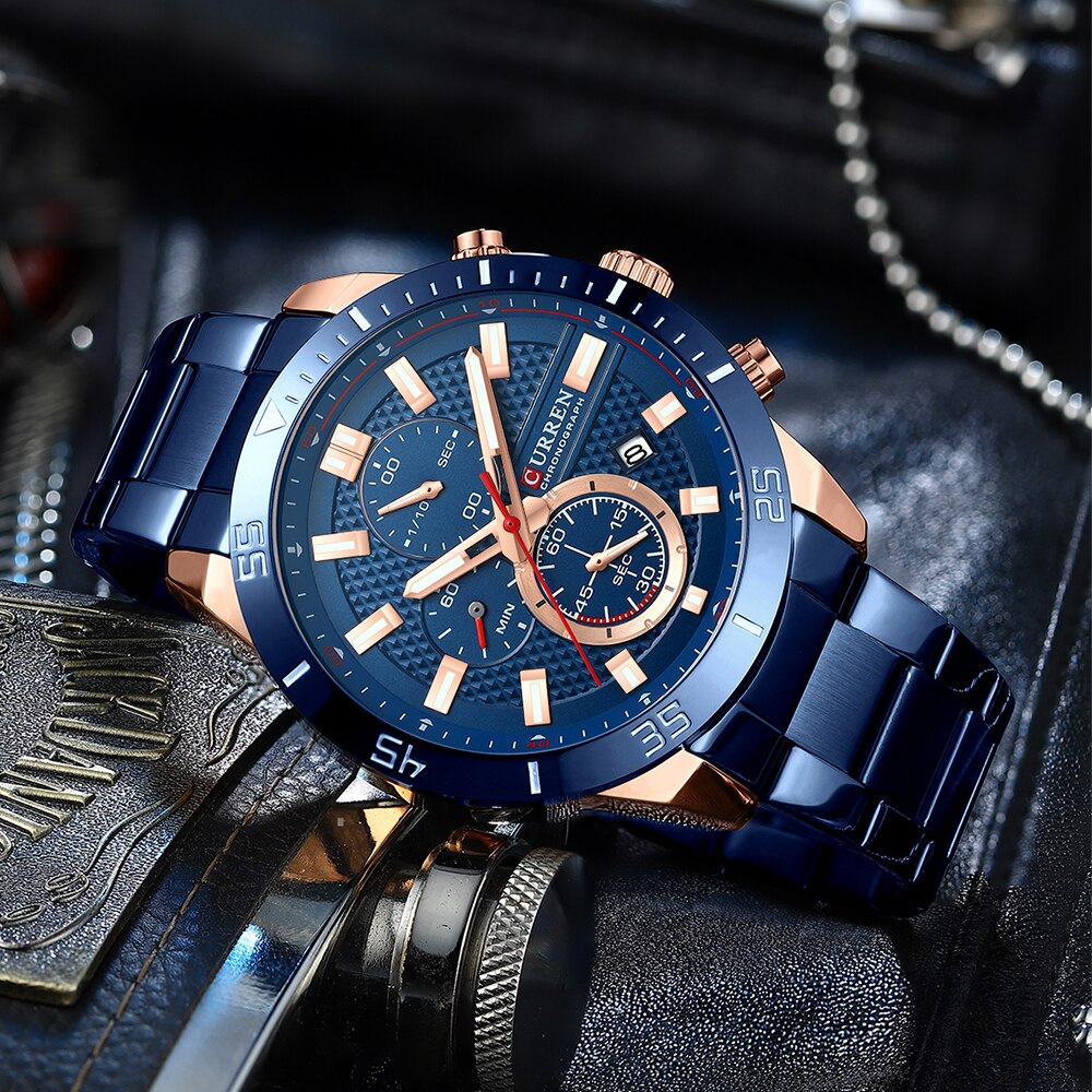 CURREN 8417 Men's Chronograph Watch