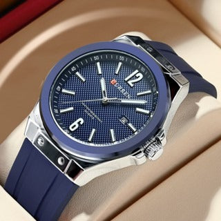 CURREN 8467 Men's Rubber Straps Watch