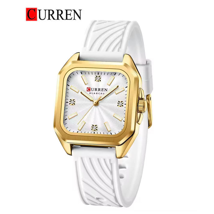 CURREN 9113 Women's Rubber Straps Watch